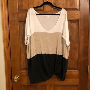Maurices 24/7 Line. Very soft V-Neck tee.
